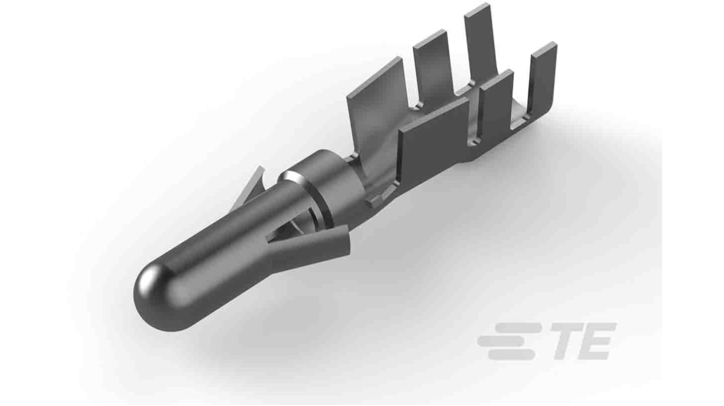 TE Connectivity Commercial MATE-N-LOK Crimp-Anschlussklemme, Stecker, 2.1mm² / 5.3mm², Zinn Crimpanschluss