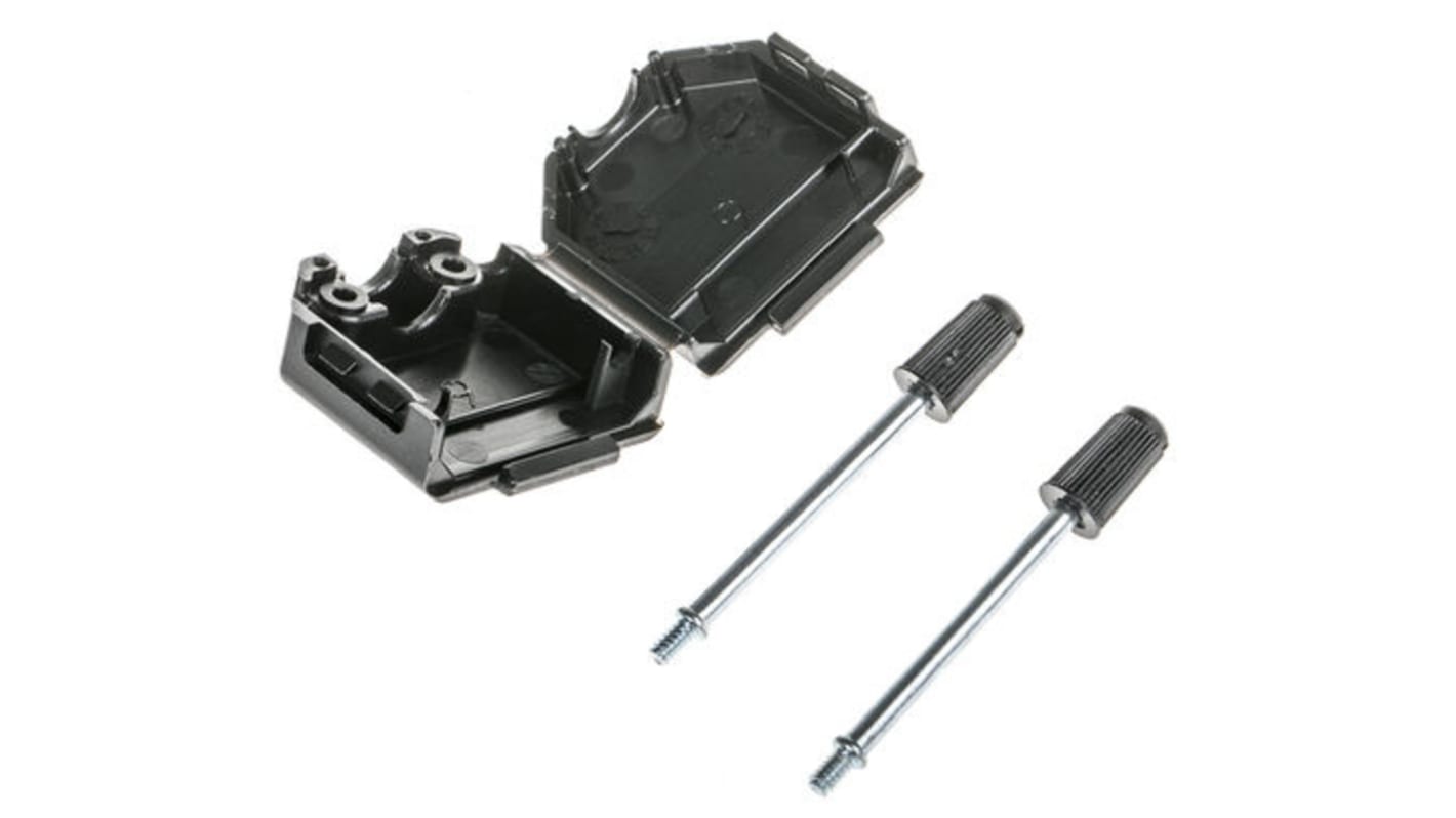 50 Coques Arrière D-SUB Grises + Vis - Cache DB9, DB15, VGA - Pour Connecteurs Informatiques