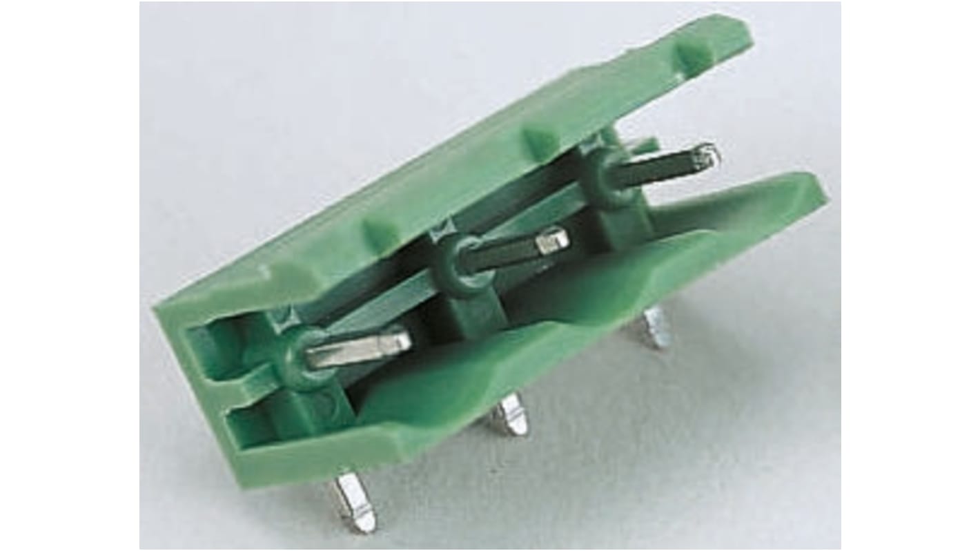 1766136 Phoenix Contact 7.62mm Pitch 3 Way Right Angle Pluggable
