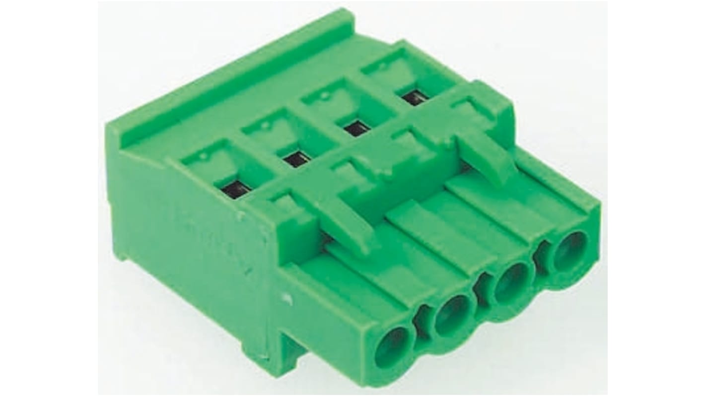 Phoenix Contact 5.08mm Pitch 8 Way Pluggable Terminal Block, Plug, Cable Mount, Screw Termination