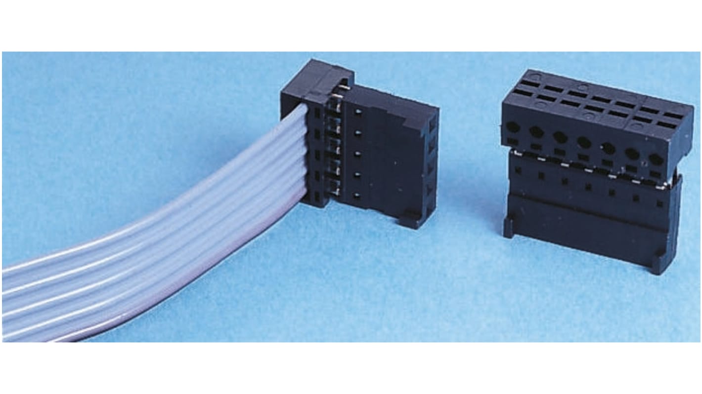 Câble Plat 2.54mm 10 Broches Femelle - 1M - Pour Connectique Électronique Et DIY