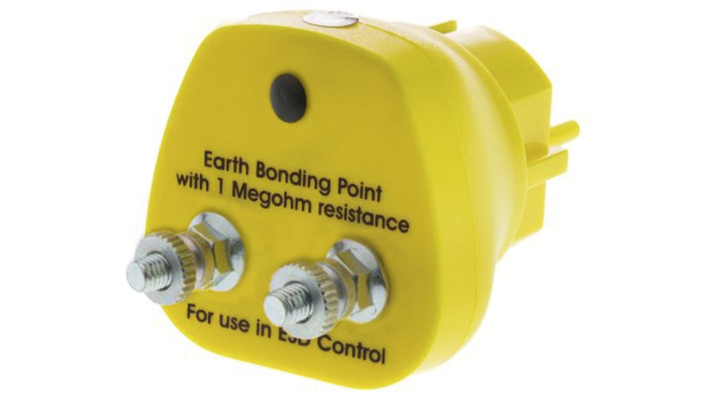 Vermason ESD Earth Bonding Plug With 1 x 6 mm, 2 x 10mm connectors (male)