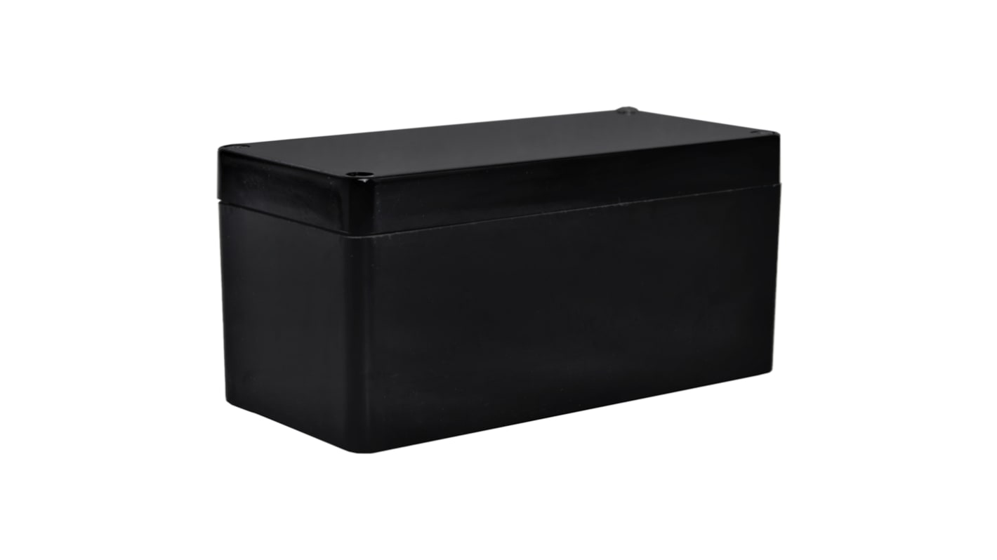 Caja RS PRO de Poliéster Reforzado con Fibra de Vidrio Negro, 190 x 75 x 75mm, IP68, ATEX, IECEx