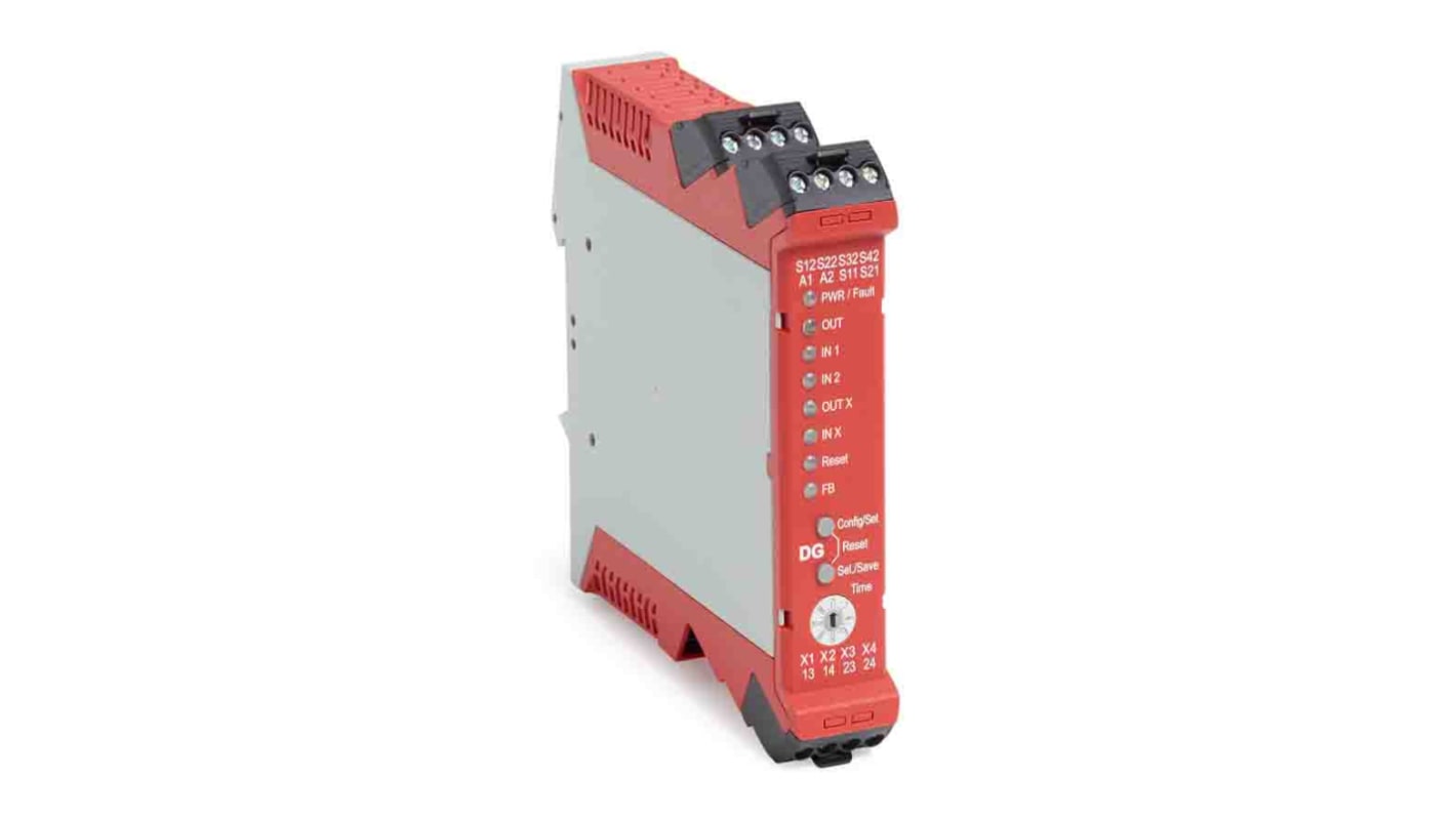 Relé de seguridad Rockwell Automation de 2 canales, 26.4V