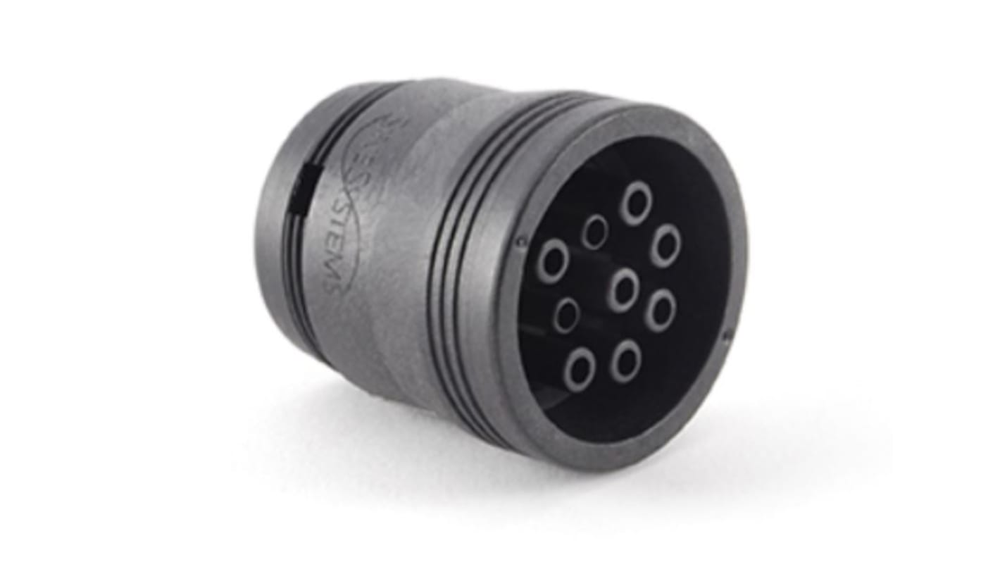 Amphenol Industrial Circular Connector, 9 Contacts, Cable Mount, Plug, Male, IP67, AHD Series