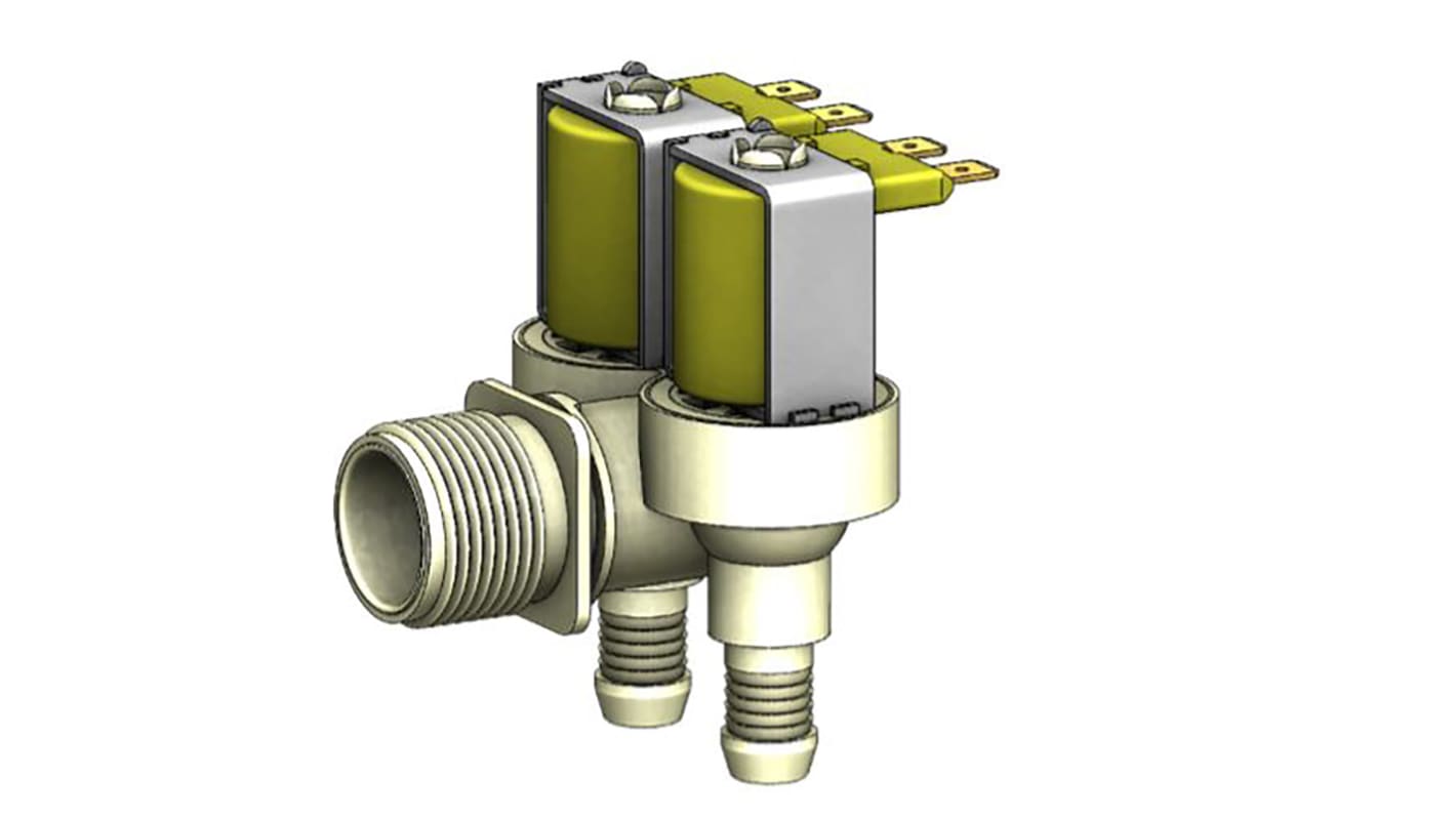 Electrovanne RS PRO, 24 V (c.a./c.c.), 3 ports , NF