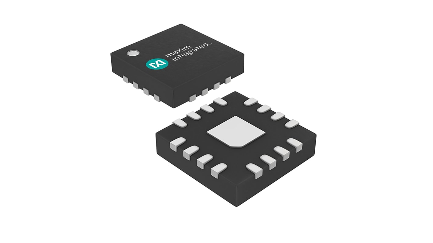 I/O expander, 8-csatornás, 400kHz, 16-tüskés, Soros I2C, TQFN