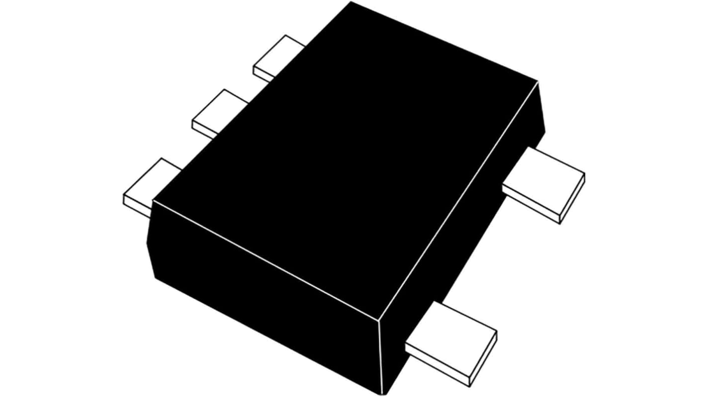 STMicroelectronics 1.7 x 0.62 x 1.3mm Simple ESDALC6V1P5 +150 °C 100nA 1.5Ω -40 °C Montaje superficial 3V 4 SOT-666 5