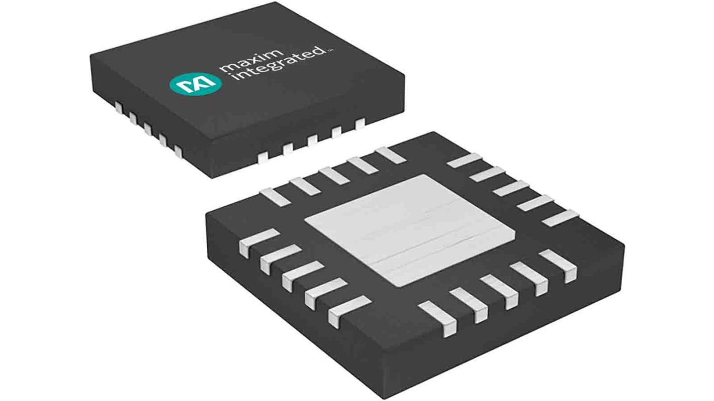 Circuito integrado de codificador de audio, 1 (DAC), 2 (ADC)-Canales, 24-Pines, TQFN, MAX9860ETG+T