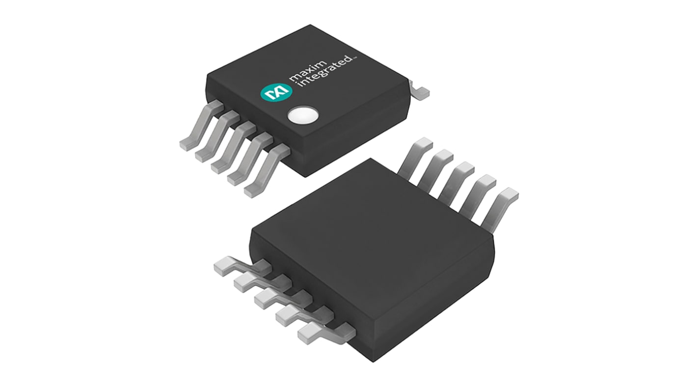 Maxim Integrated, デジタルポテンショメータ 10kΩ, 128ポジション, I2C, 10ピン μSOP 3.16 x 3.12 x 0.95mm