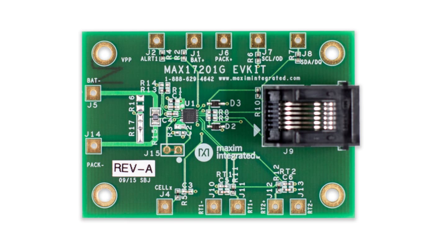 Maxim Integrated MAX17201G Entwicklungsbausatz Spannungsregler, MAX17201G Evaluation Kit Akkuladegerät