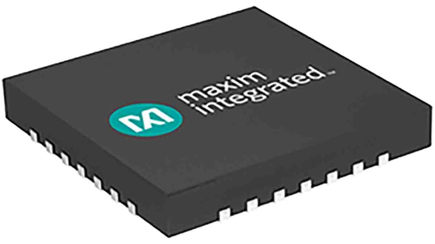 Maxim Integrated Quadraturdemodulator Typ Demodulator Quadratur, Verstärkung 110dB 300MHz, TQFN 28-Pin Programmierbar