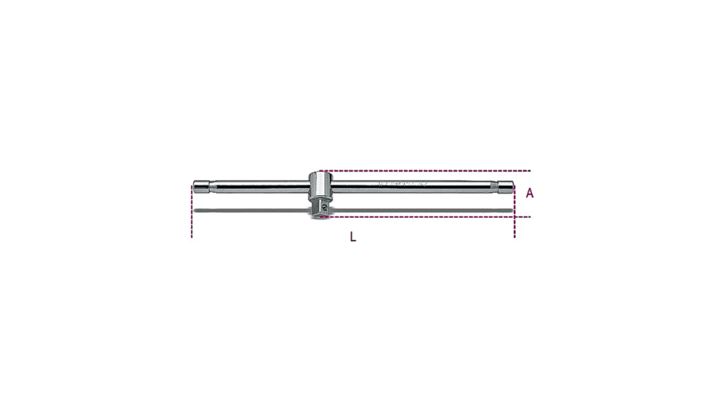 Maniglia BETA, attacco Quadrato da 1/2 poll., lunghezza 305 mm