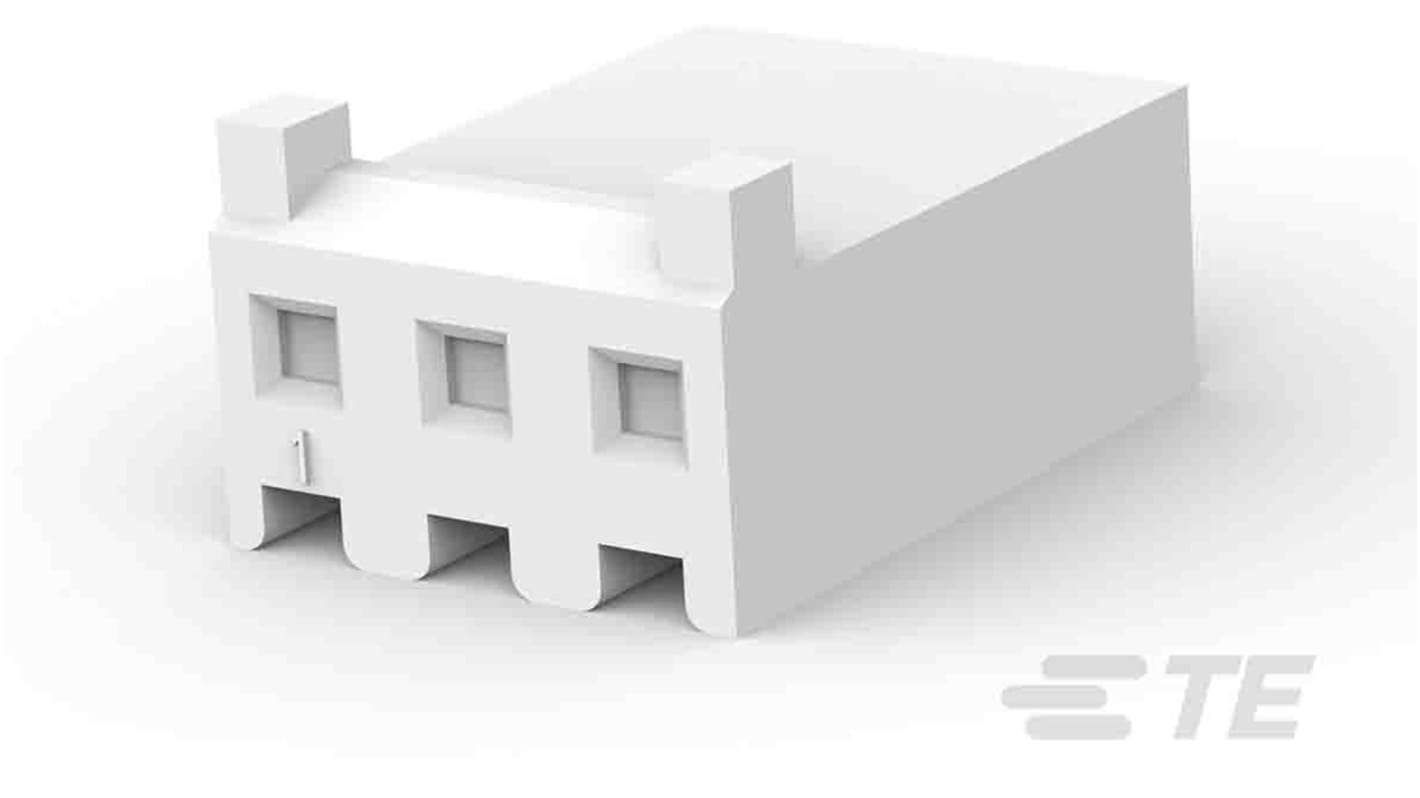 Corpo per connettori per circuito stampato TE Connectivity Femmina, 3 vie, 1 fila, passo 3.96mm