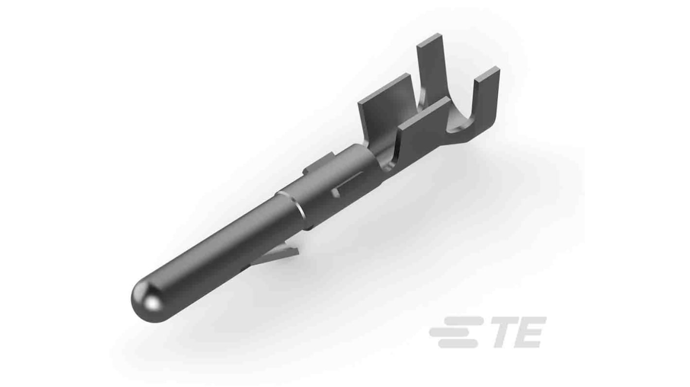 TE Connectivity Commercial MATE-N-LOK Series Male Crimp Terminal, 24AWG Min, 18AWG Max