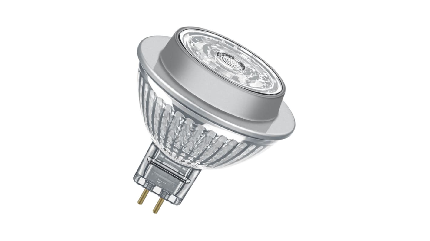 Osram MR16, LED, LED-Reflektorlampe, , , 7,8 W / 12 V, 621 lm, GU5.3 Sockel, 2700K warmweiß