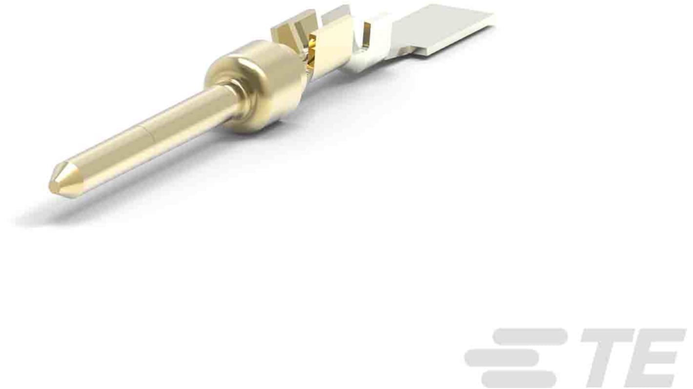 TE Connectivity, AMPLIMITE HDP-20 Series, size 20 Male Crimp D-sub Connector Contact, Gold Pin, 28 → 24 AWG