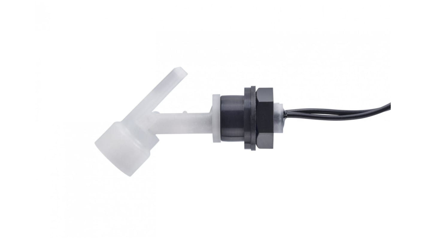 RS PRO External Polypropylene Float Switch, Float, 1m Cable, NO/NC, 240V ac Max, 120V dc Max