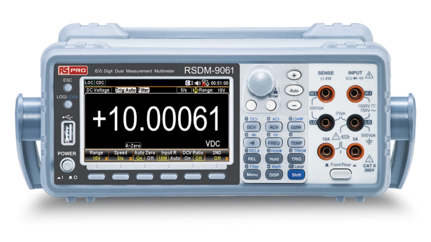 RS PRO RSDM-9061 Bench Digital Multimeter, True RMS - RS Calibrated