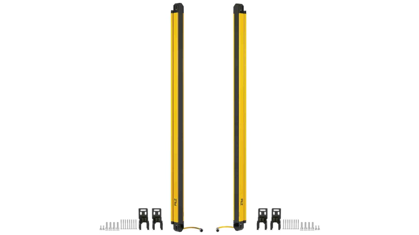 Barrera inmaterial Pilz PSEN opII3H, Receptor, transmisor, alt. protegida 900mm, resolución 30mm, 24 V dc, seguridad