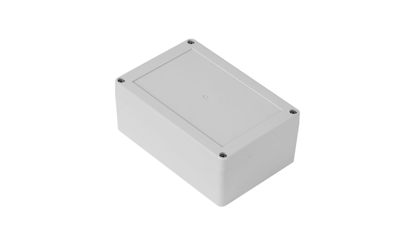 RS PRO Grey ABS Enclosure, IP65, Grey Lid, 100.1 x 150.1 x 60mm