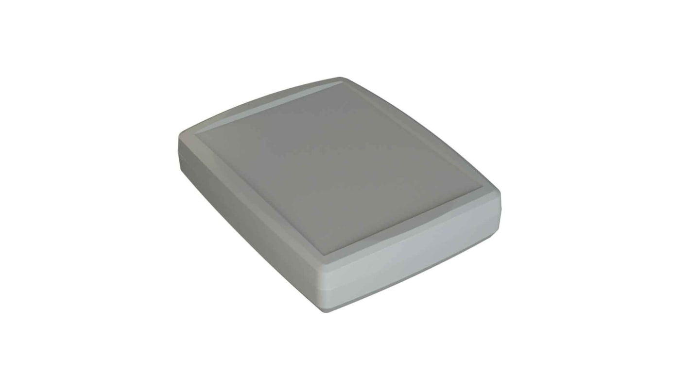 RS PRO Grey ABS Enclosure, IP64, IK07, Grey Lid, 184.7 x 144.6 x 38.5mm