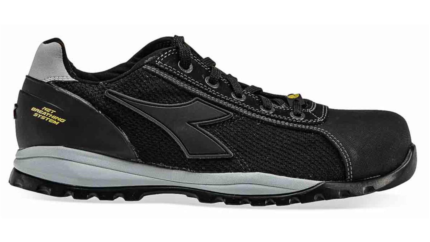 Scarpe sportive antinfortunistiche S1P Diadora Utility GLOVE NET LOW PRO S1P HRO SRA ESD, Uomo tg. 35, col. Nero,