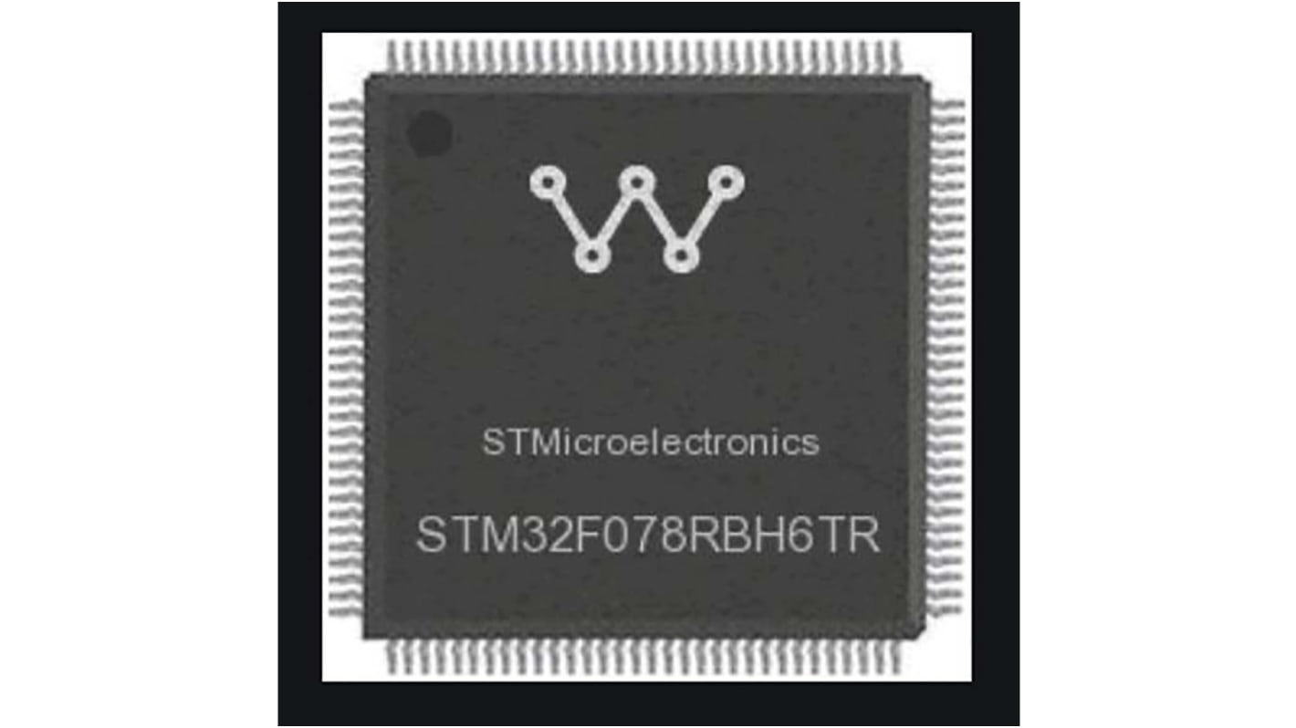 STMicroelectronics Mikrocontroller STM32F0 ARM Cortex M0 32bit SMD 128 KB UFBGA 64-Pin 48MHz 16 KB RAM USB