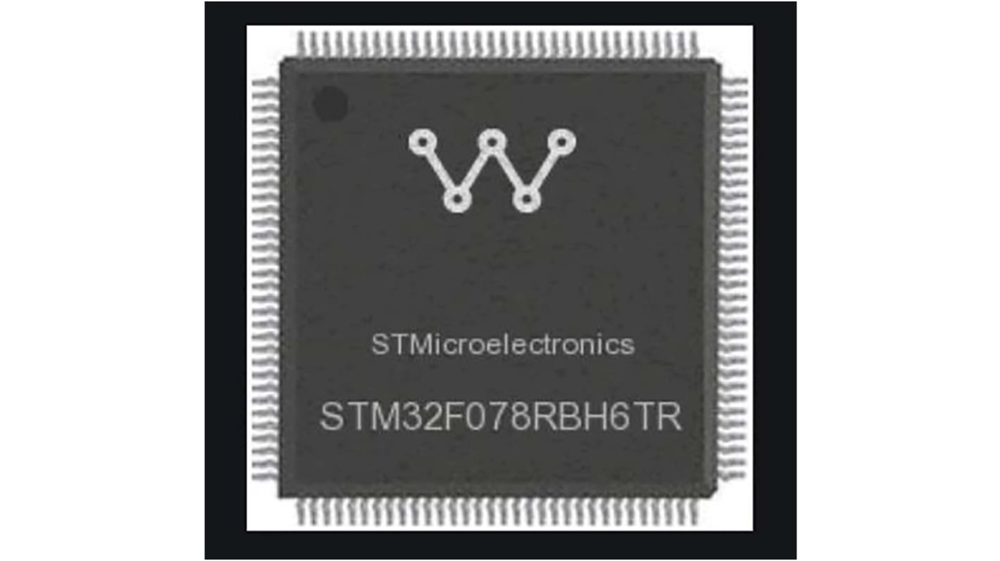 STMicroelectronics Mikrocontroller STM32F0 ARM Cortex M0 32bit SMD 128 KB UFBGA 64-Pin 48MHz 16 KB RAM USB