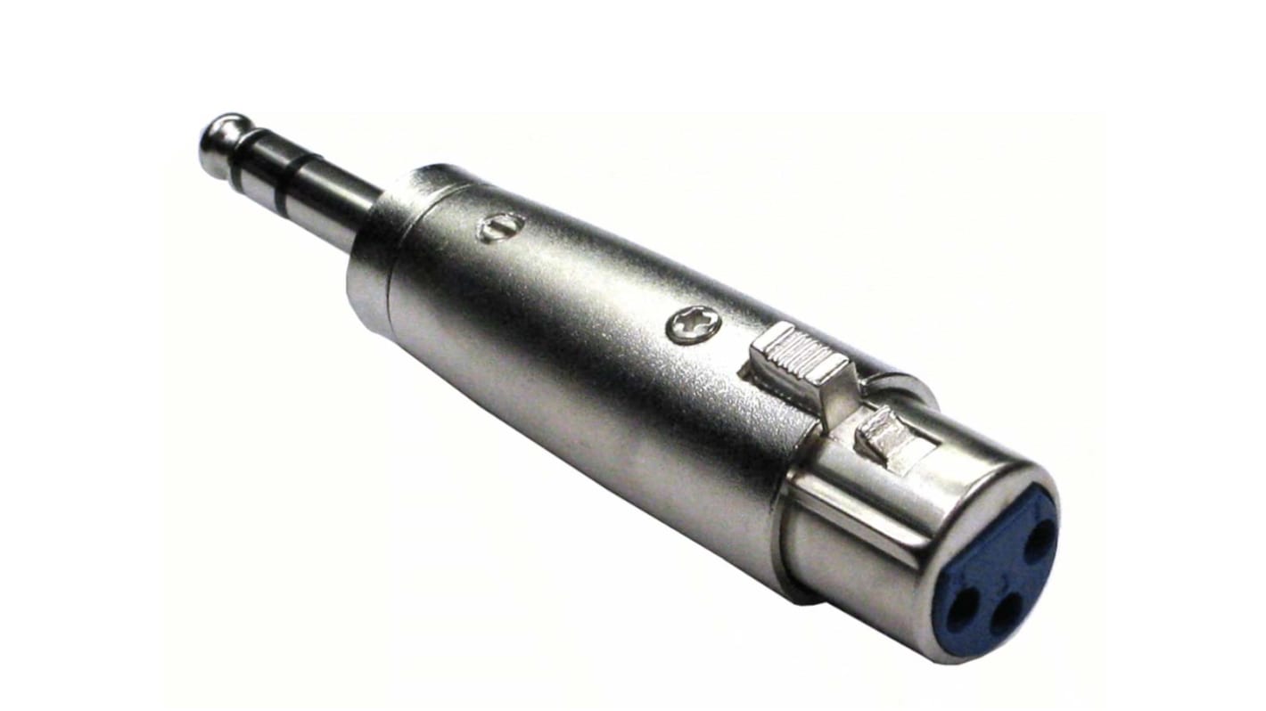 RS PRO AV Adapter, Male 1/4 in Stereo to Female XLR