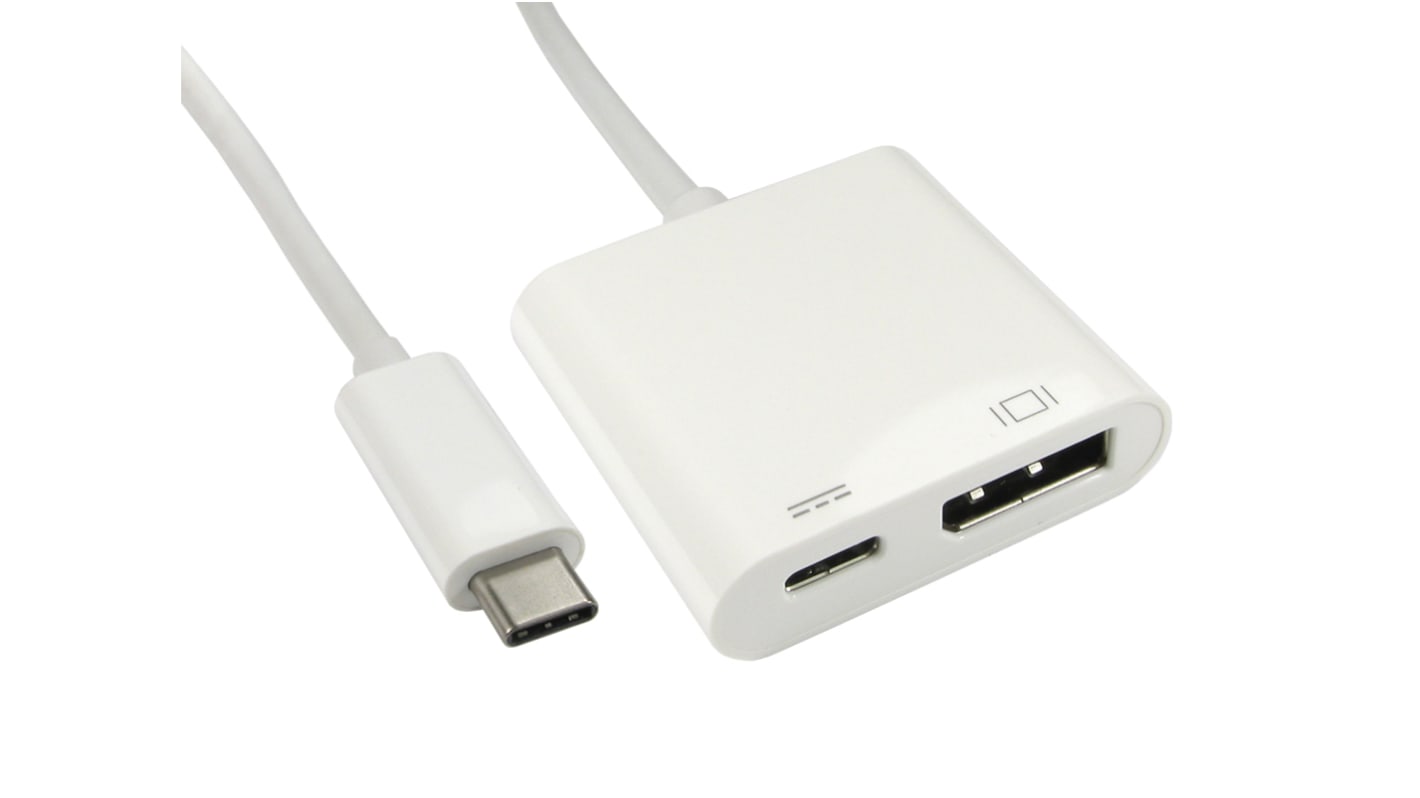 RS PRO Adapterkabel, USB C til DisplayPort