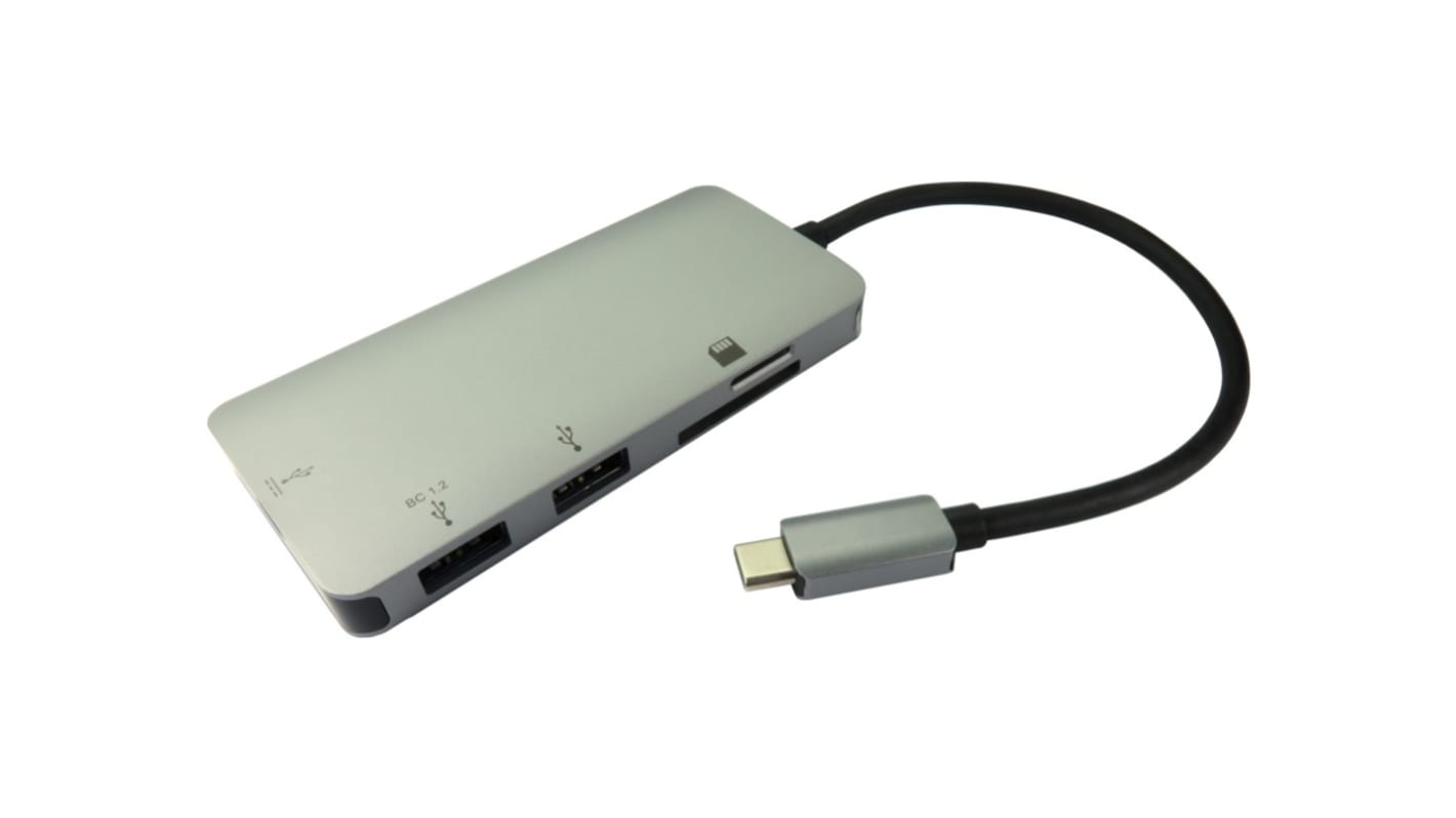 Hub USB RS PRO, USB 3.0 2 USB USB C