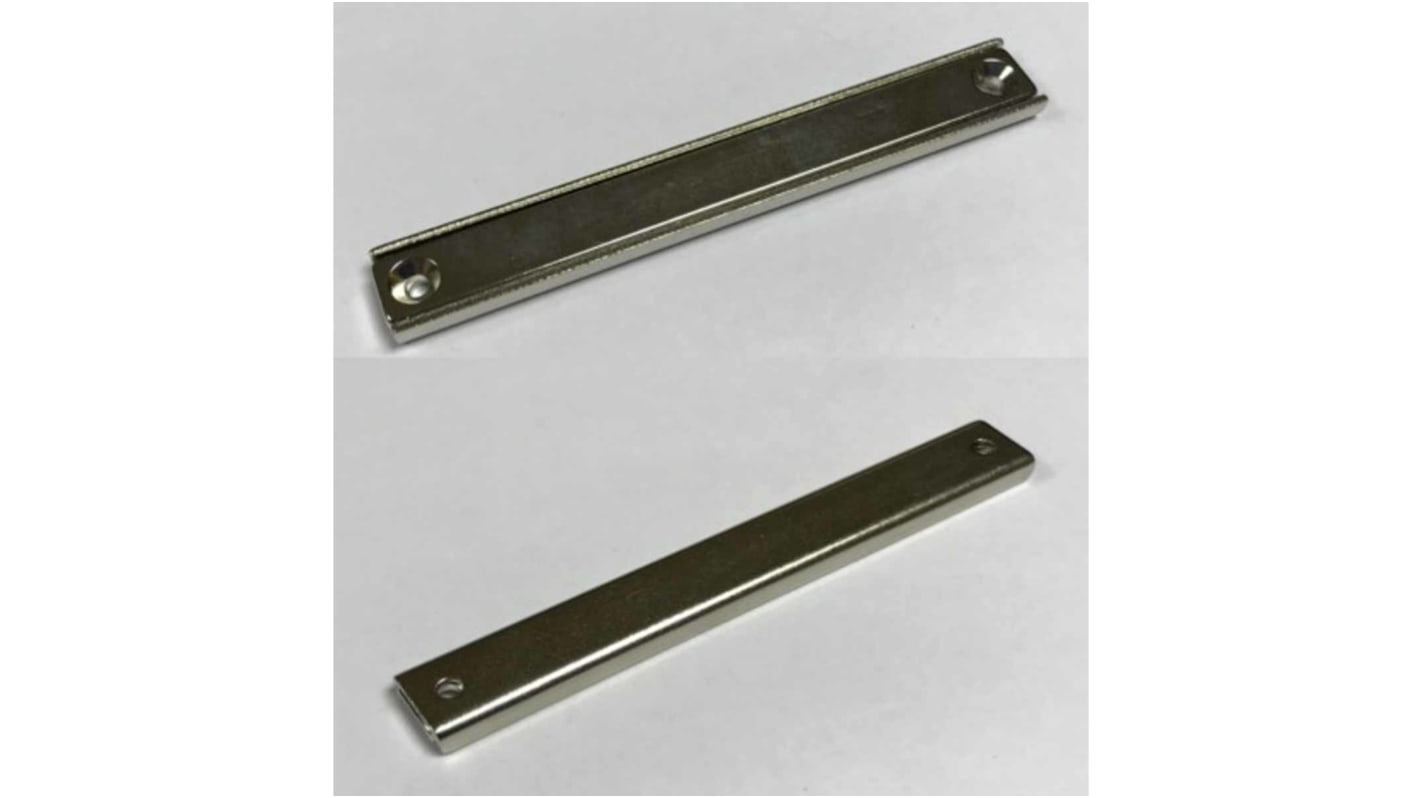 Neodymový magnet Kanál Otvor, délka: 120mm 42kg, tloušťka: 5mm, 2 x M3 13.5mm Eclipse