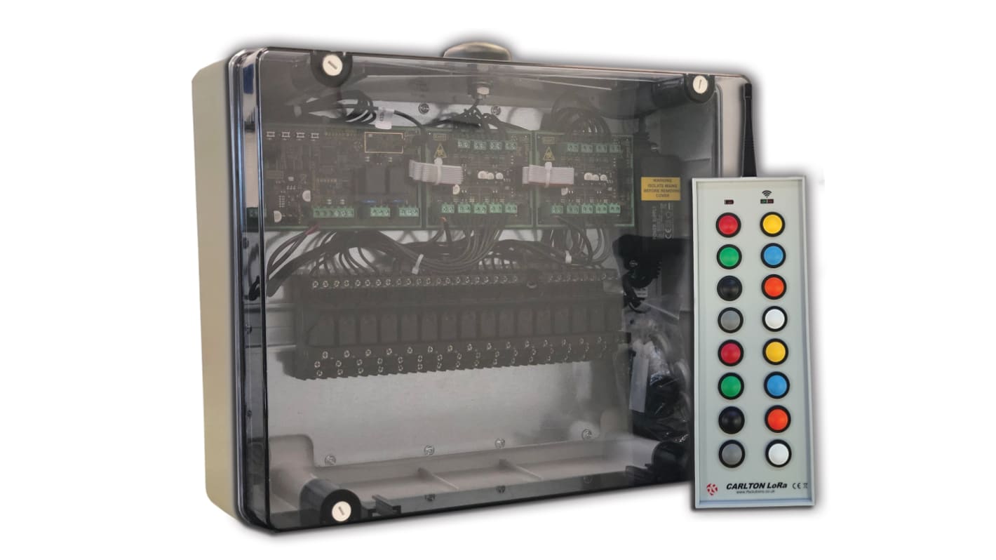 RF Solutions Fernbedienungssystem 868MHz FM 16 Kanäle, 16-Tasten Handsender 12 → 32V dc