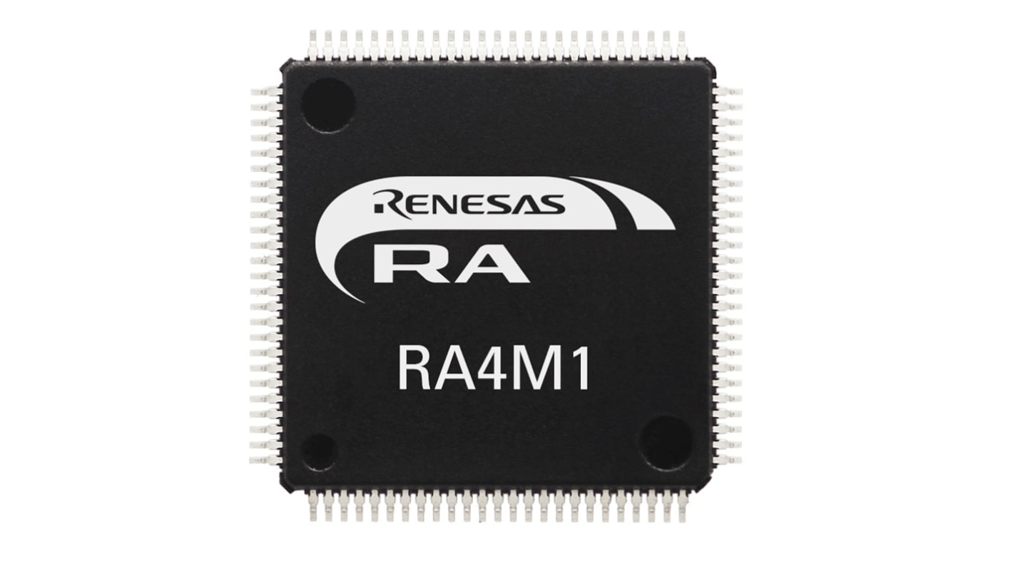 Microcontrolador Renesas Electronics R7FA4M1AB3CFL#AA0, núcleo ARM Cortex M4, RAM 32 kB, 48MHZ, LQFP de 48 pines