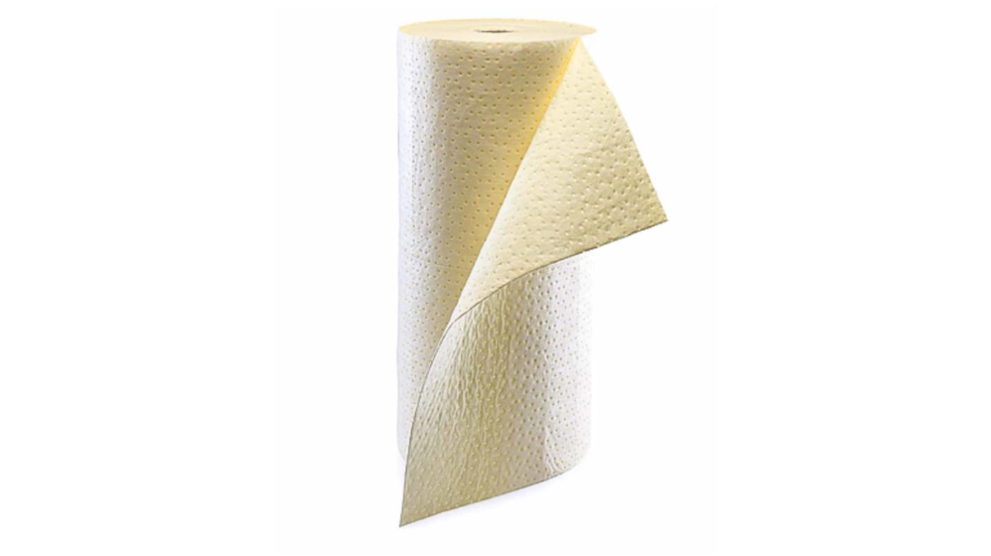 Ecospill Ltd Roll Spill Absorbent for Chemical Use, 128 L Capacity, 1 per Pack