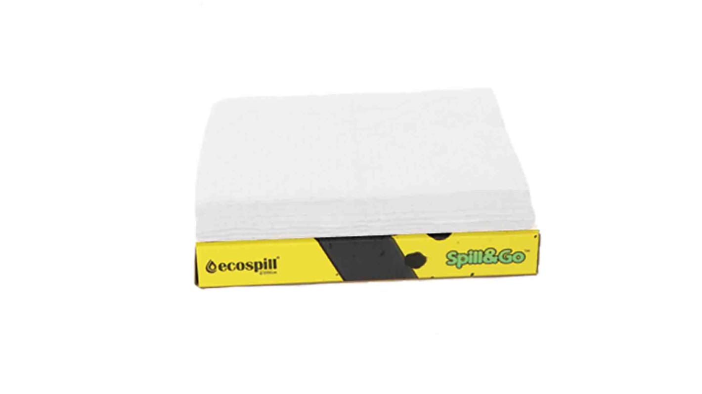 Caja dispensadora de almohadillas para control de derrames Ecospill Ltd, capacidad 20L