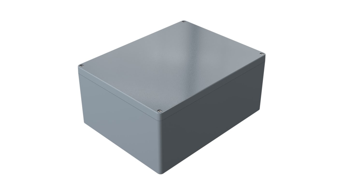 Burkolat IP66 Szürke, Fröccsöntött alumínium, 400 x 310 x 180mm Poliuretán Aluminium Standard sorozat Alumínium burkolat