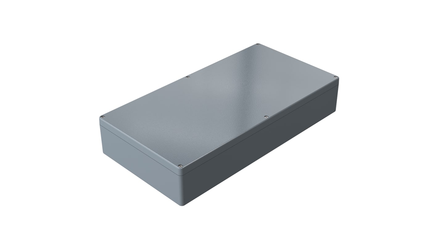 Rose Aluminium Standard Aluminium Gehäuse Aluminiumgehäuse Grau Außenmaß 600 x 310 x 110mm IP66