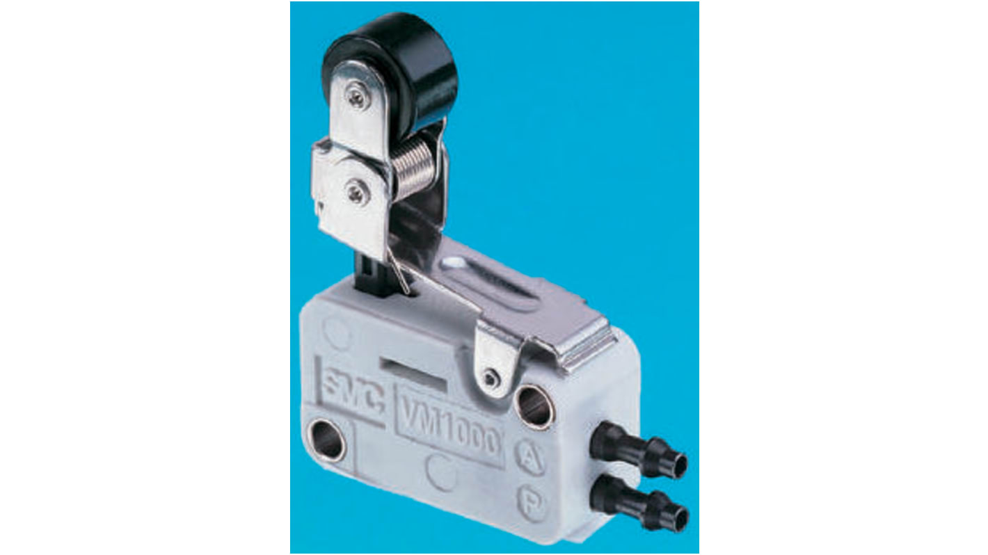 VM10004NU02 SMC Roller Lever 3/2 Pneumatic Manual Control Valve