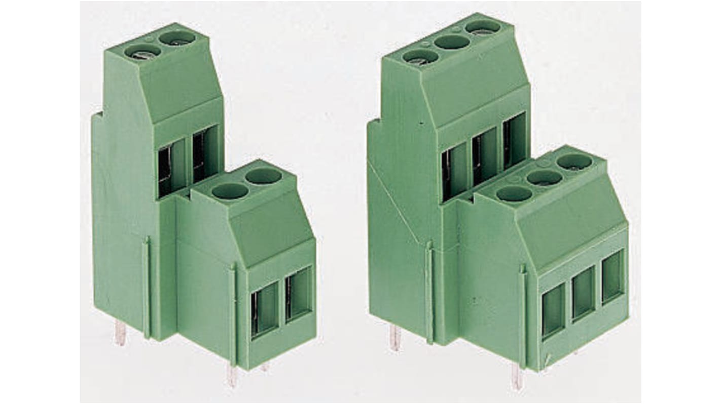 Phoenix Contact MKKDS Series PCB Terminal Block, 5.08mm Pitch, Through Hole Mount, Solder Termination