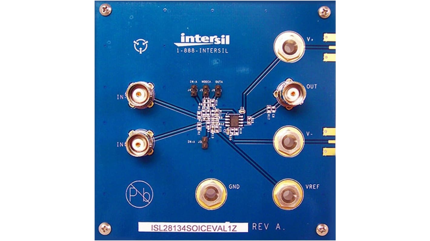 Renesas Electronics ISL28134SOICEVAL1Z 5V Ultra-Low Noise, Zero Drift Rail-to-Rail Precision Op Amp til ISL28134