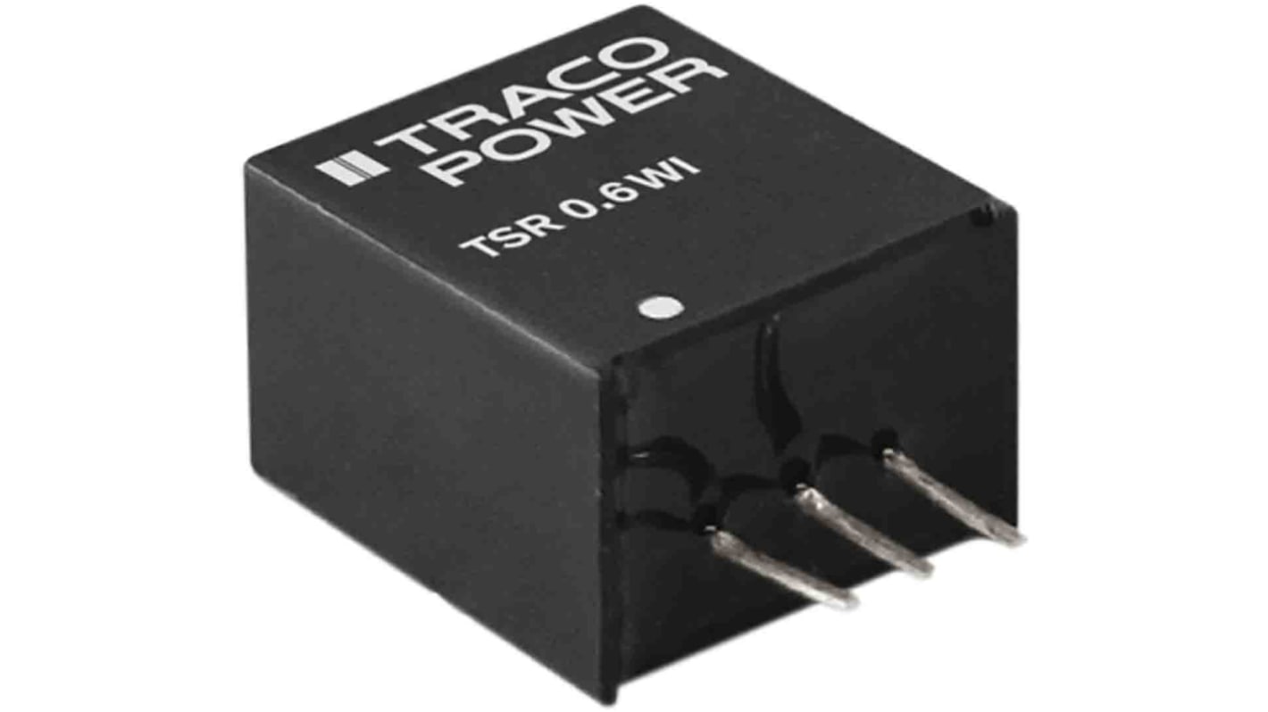 TRACOPOWER Non-Isolated DC-DC Converter, Through Hole, 12V dc Output Voltage, 17 → 72V dc Input Voltage, 600mA