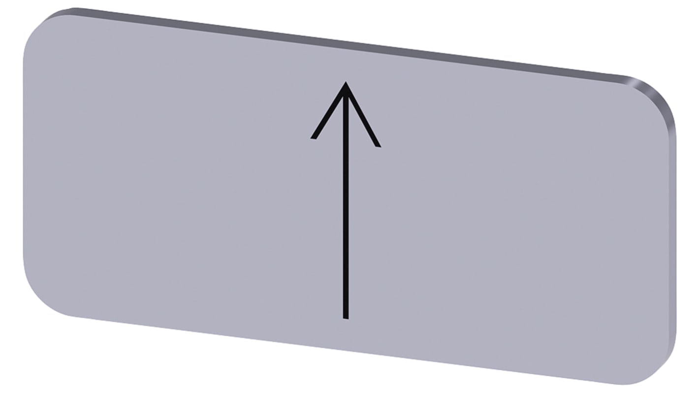 Siemens Labeling plate, Up Arrow