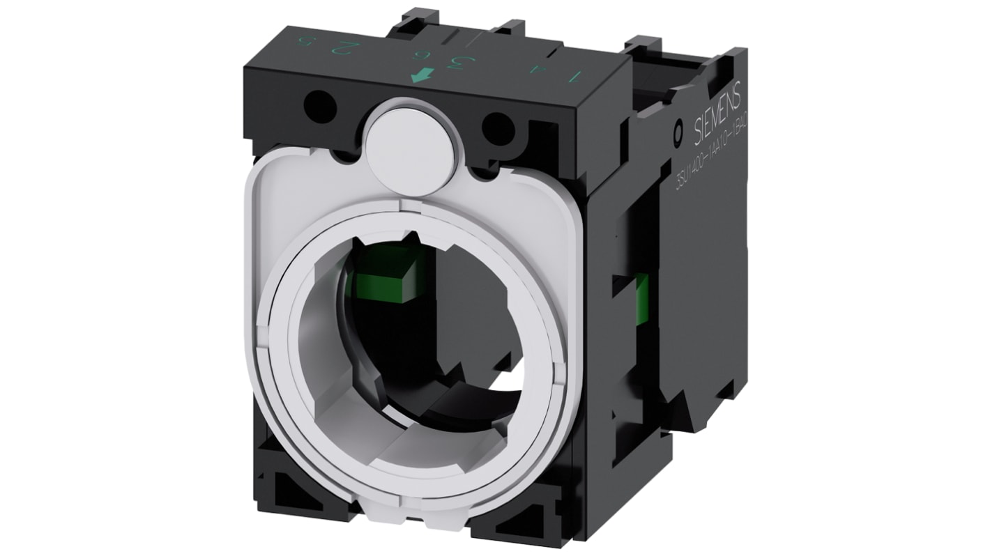 Siemens Kontaktblock und Halter, SIRIUS ACT -Serie , 5... 500 V, Schraubanschluss, Typ Kontaktblock