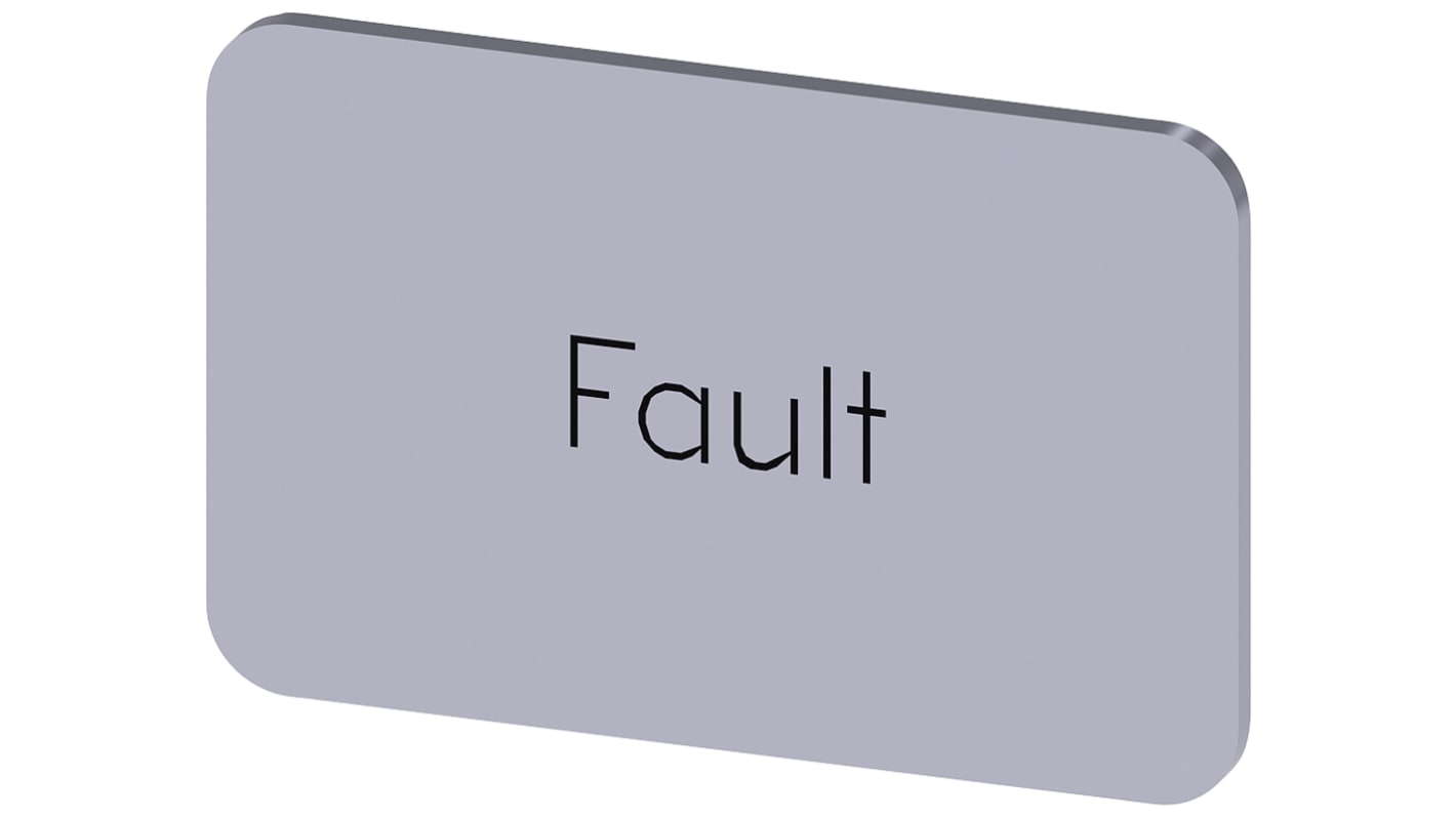 Siemens Labeling plate, Fault