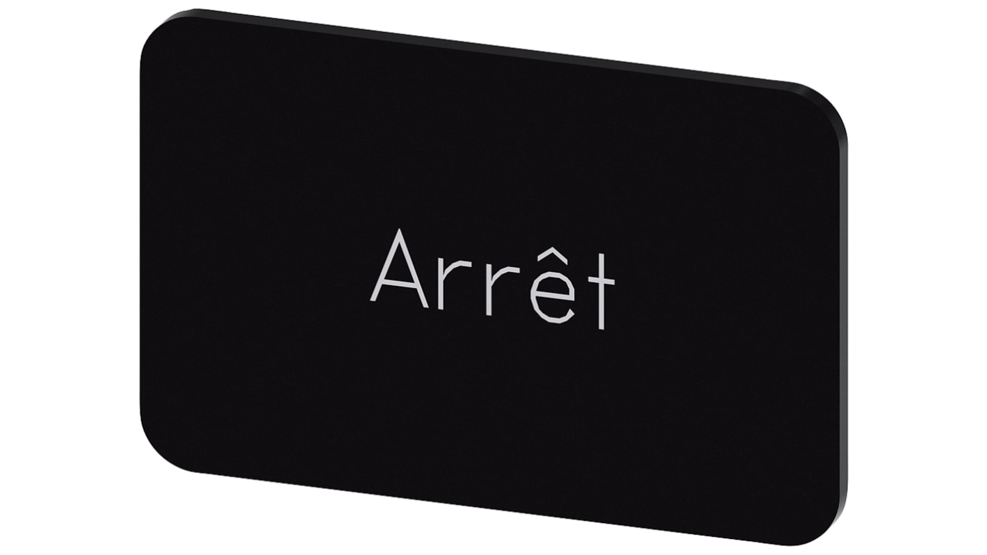 Siemens Labeling plate, Arrêt