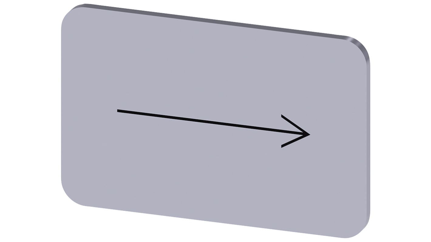 Siemens Labeling plate, Right Arrow