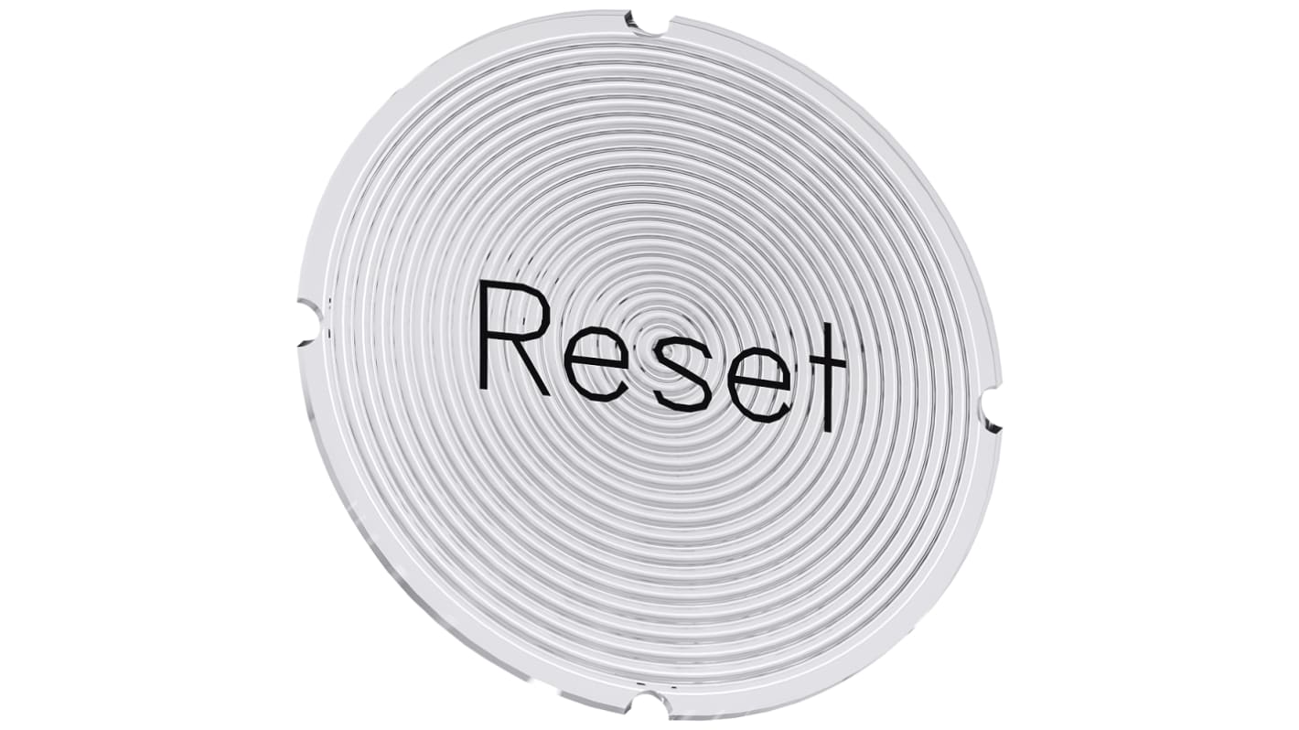 Siemens Insert label, Reset