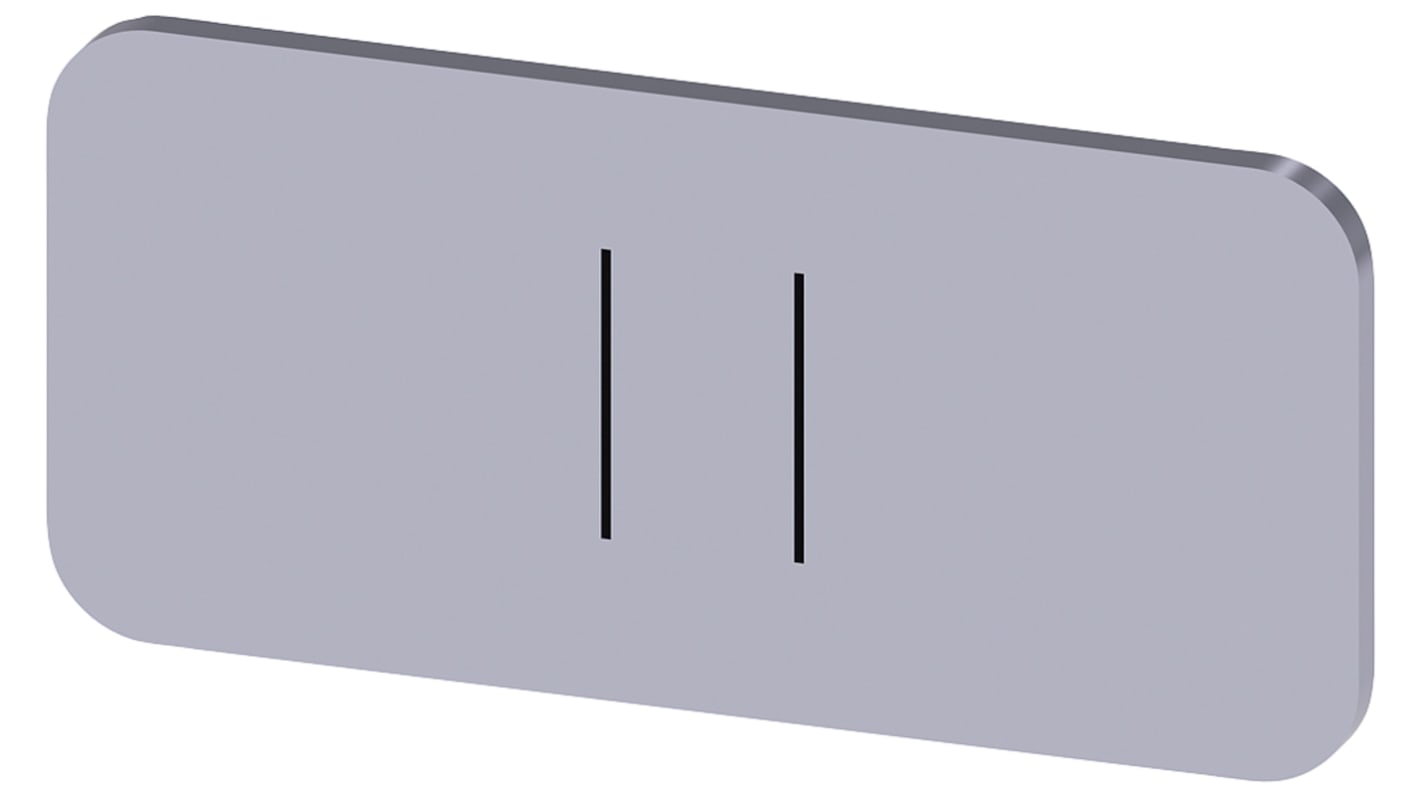 Siemens Labeling plate, II